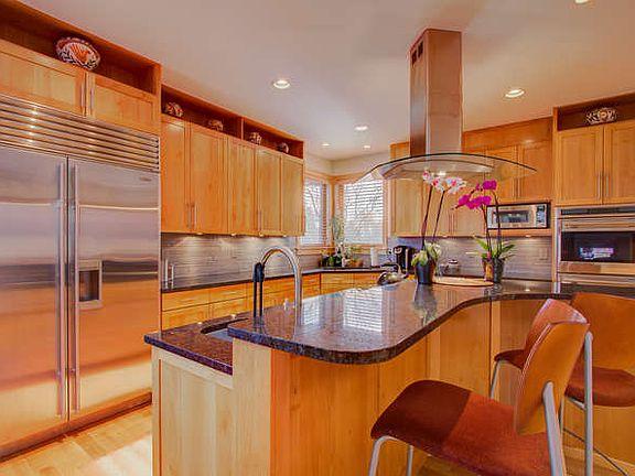 Open, modern kitchen