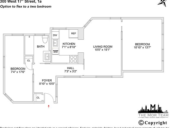3rd image of 300 W 17th St APT 1A