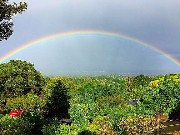 View from front of house
