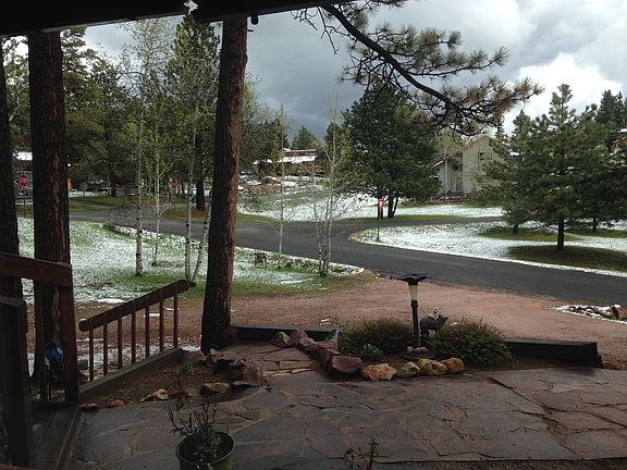 View from bay window