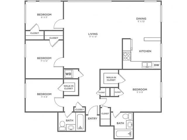 Floor plan Penthouse