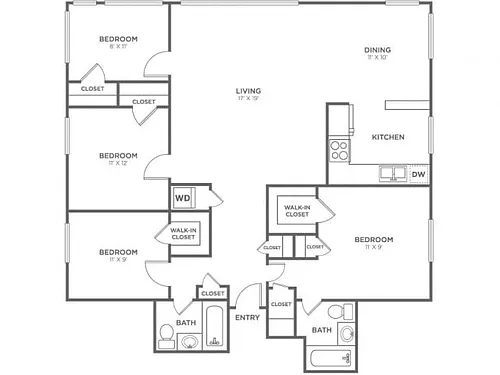 Floor plan Penthouse