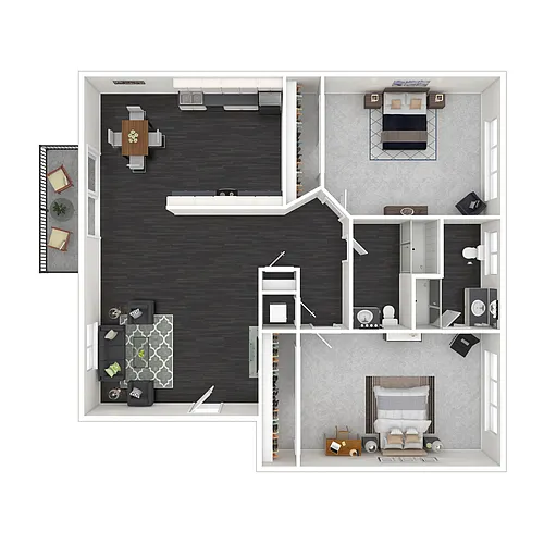 Floor plan 2X2