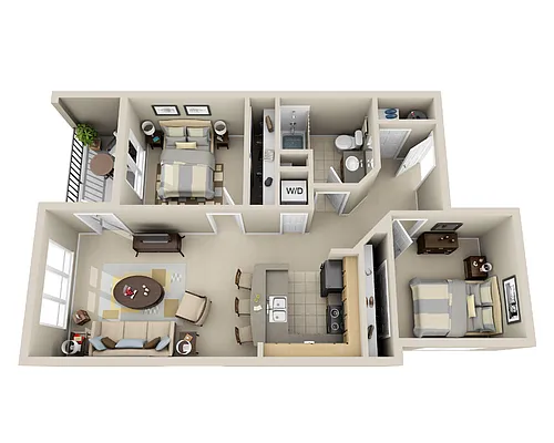 Floor plan Plan B1C