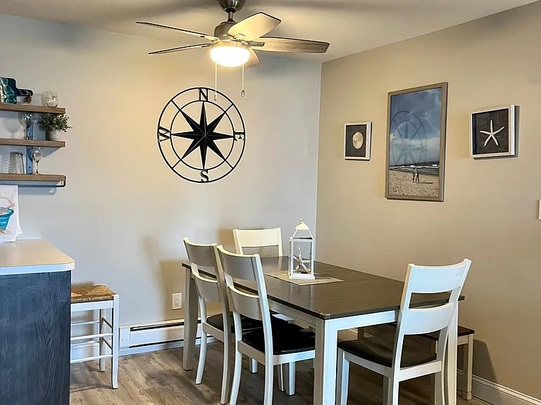 Eat in kitchen space. Plenty of room for a small or large gathering of family and friends.