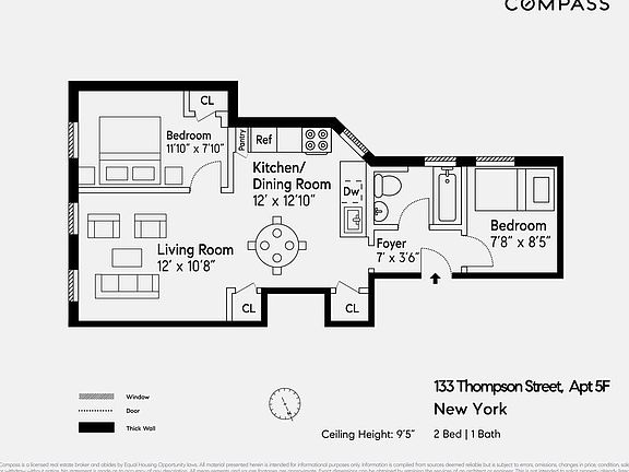 5th image of 131 Thompson St APT 5F