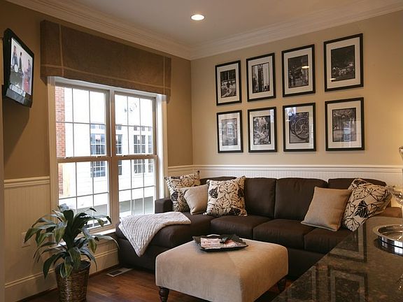 The family room offers a relaxed 'great room' feel to the kitchen area.