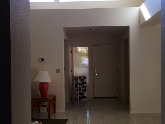 Foyer and living room