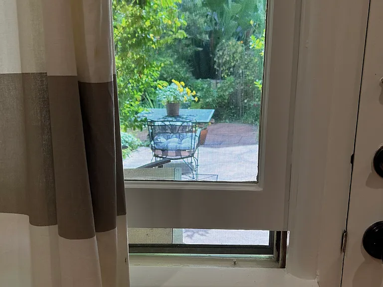 Looking from Bedroom 2 to patio