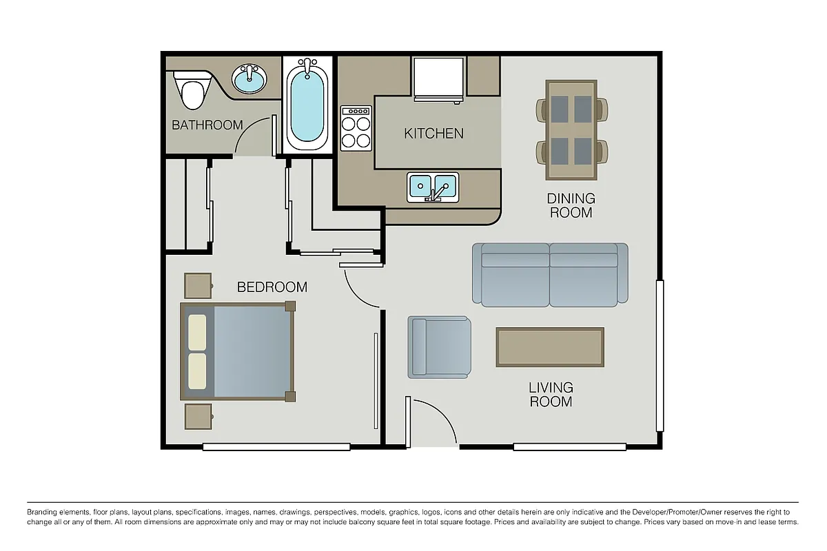 Floor plan Plan 1C