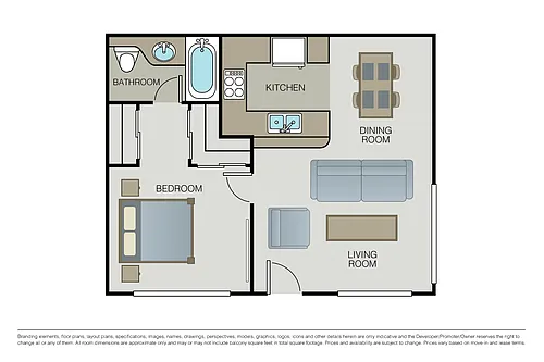 Floor plan Plan 1C