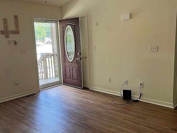 Door to the front porch