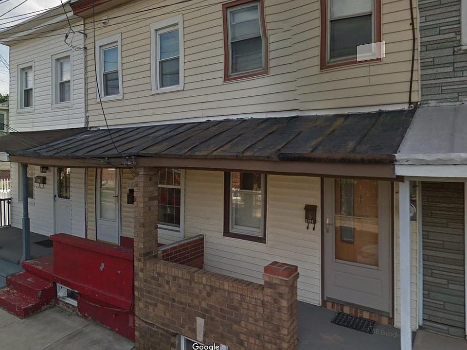 House has red porch