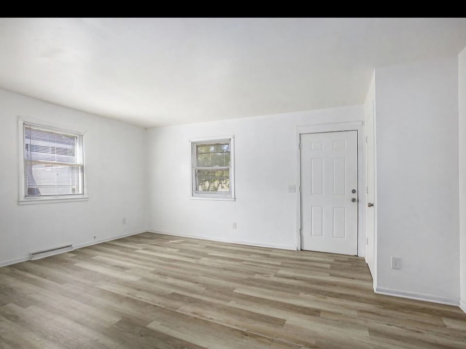 Living room and dining room