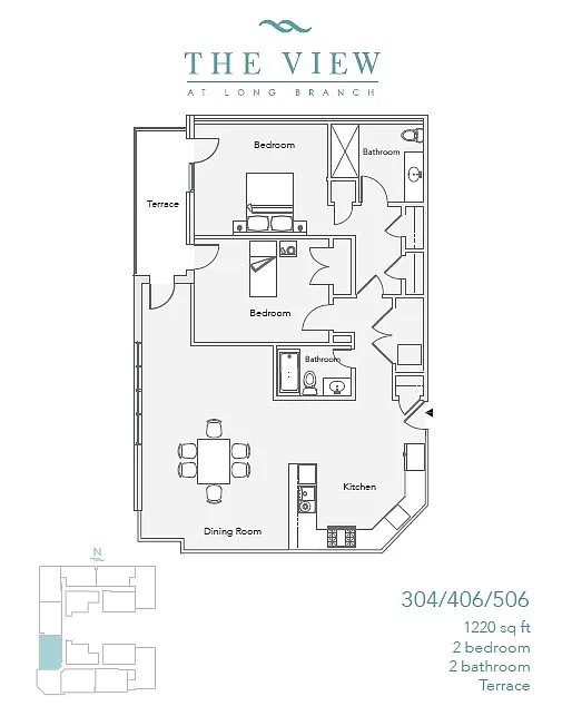 Floor plan 406-506