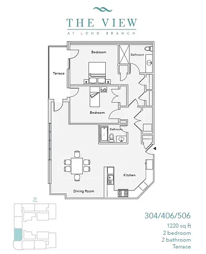 Floor plan 406-506