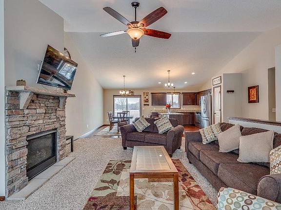 Very open layout to enhance daily living and when entertaining.