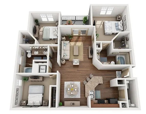 Floor plan Anastasia Renovated