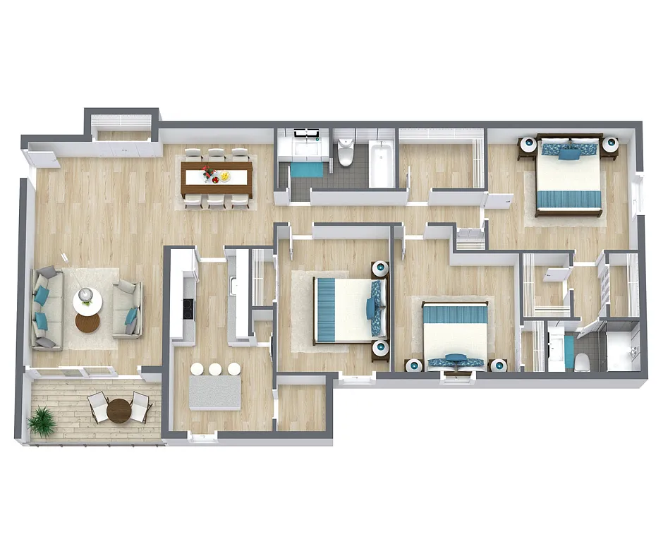 Floor plan Virginia Renovated