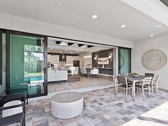 Lanai with pocket sliding glass doors