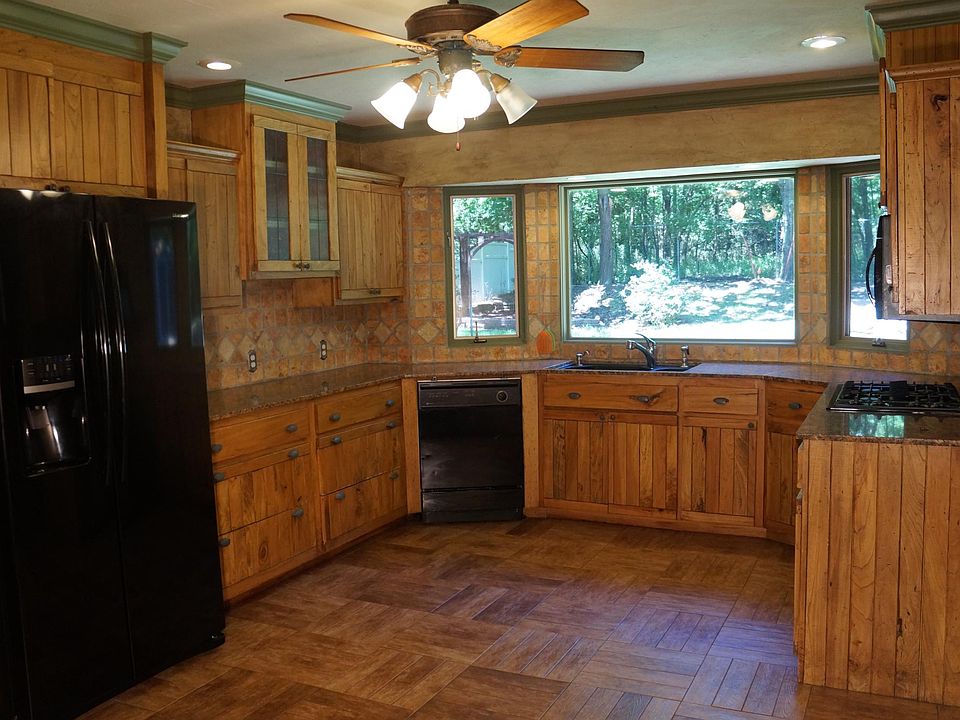 Updated customized kitchen with granite counter tops
