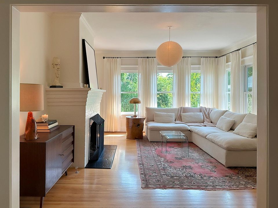 Photo taken while standing in front of the office door, east and southern windows ensures a light, bright, calming atmosphere.