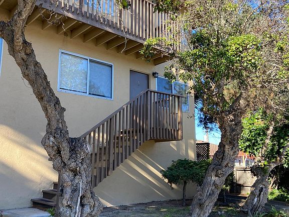 Private stairway entrance to unit 6