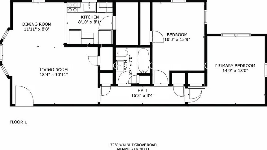 2-Bedroom Home Off Walnut Grove | Lawn Care Included — Photo 3