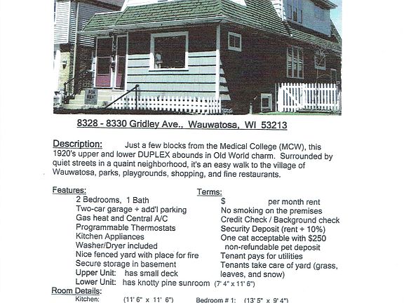 Data Sheet 8328-8330 Gridley Ave