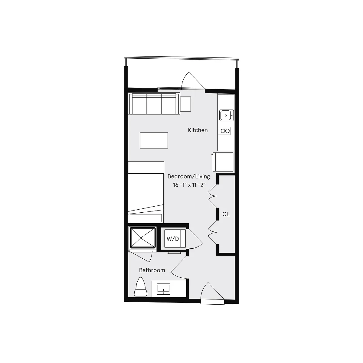Floor plan Studio C