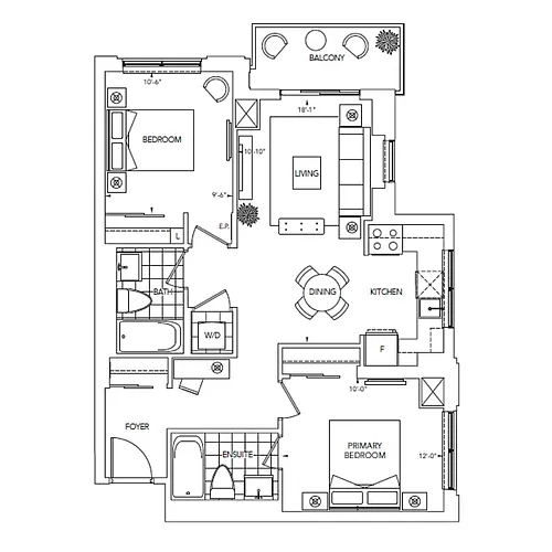 Floor plan 1405