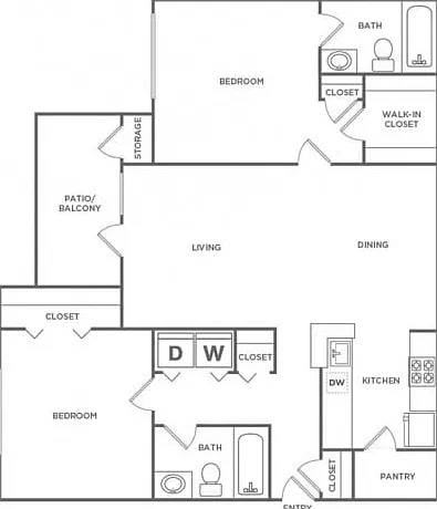 The Highland (1050 SF) The Highland (1050 SF)