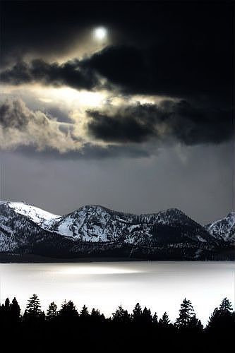 view from all three floors and deck