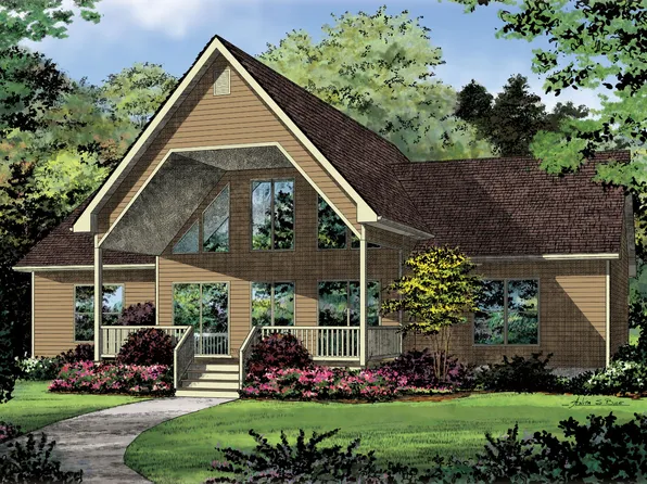 Mountainview I B Plan, Cashiers, NC: Build On Your Lot