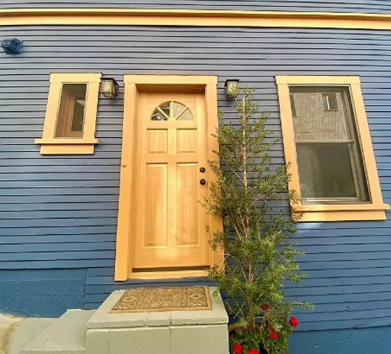 Front door.