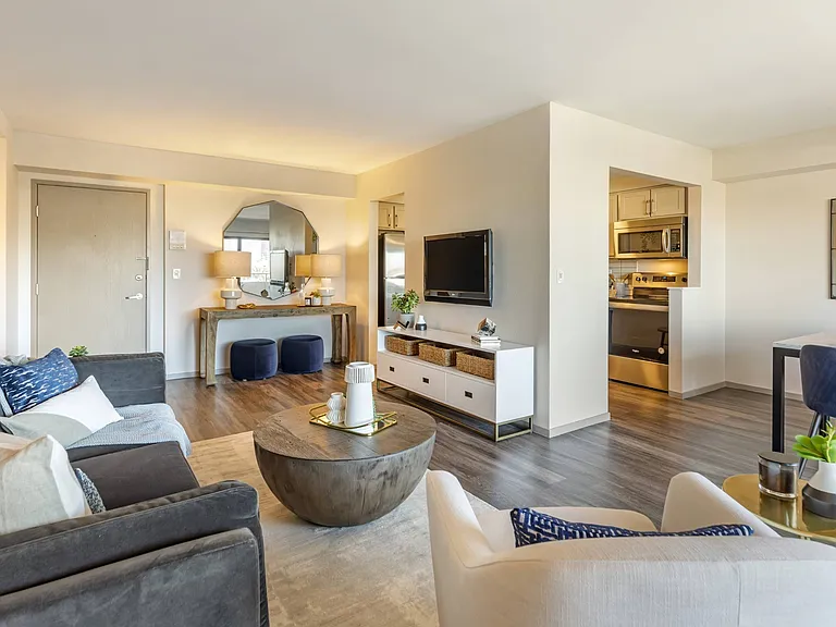Spacious Living Room at The Rays at Vegas Towers in Las Vegas, NV 89119