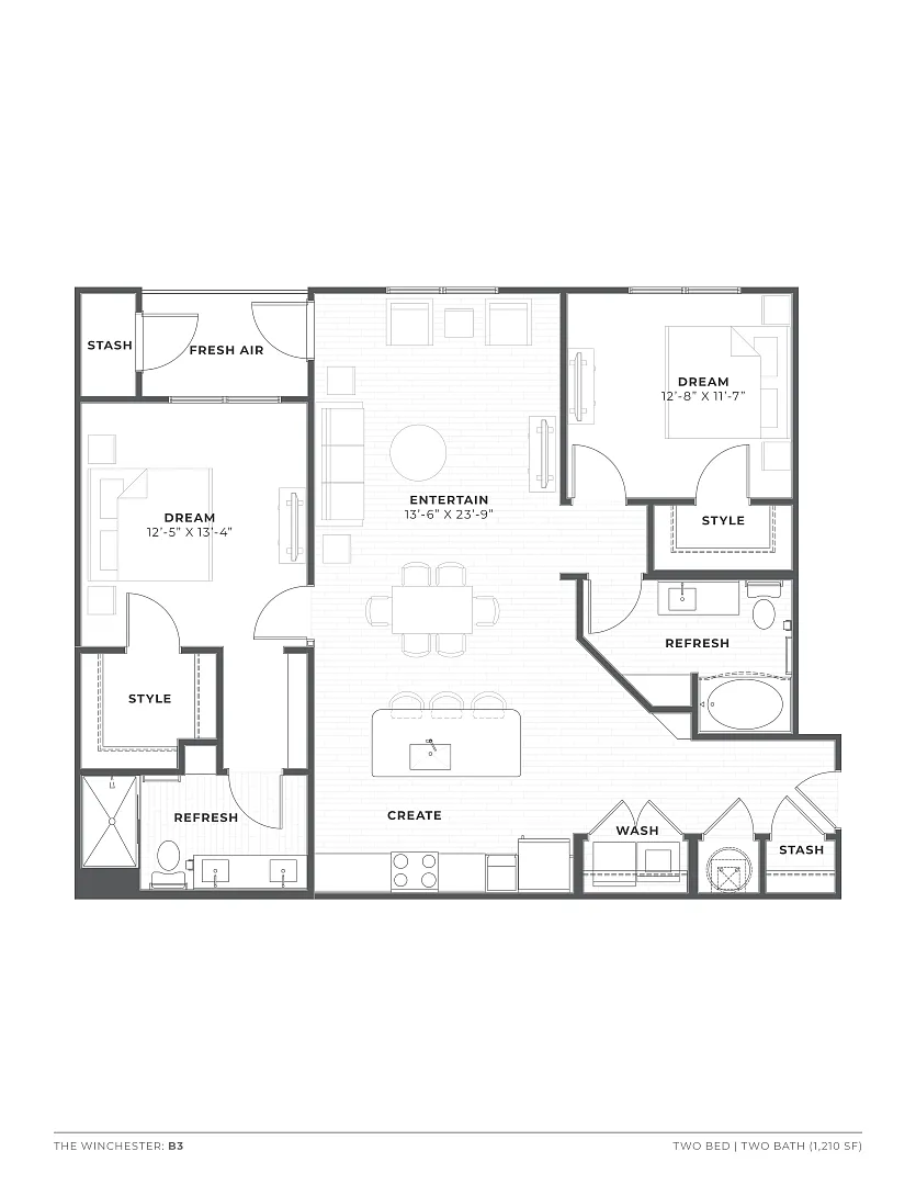 Floor plan B3