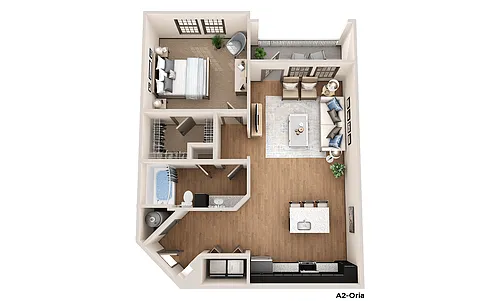 Floor plan Oria