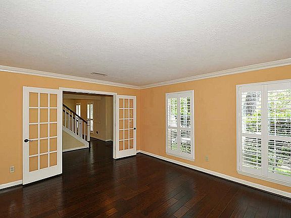French door entry into study.  This view looks back toward foyer!
