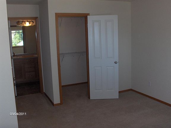 Master bath and walk-in closet