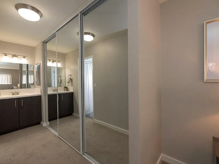 Parkside Apartments master bathroom