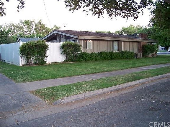 west side of the house