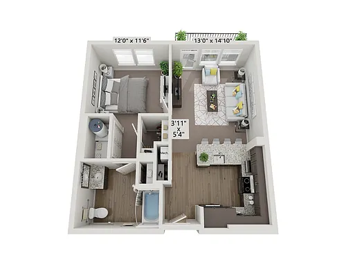 Floor plan A3 - Charter