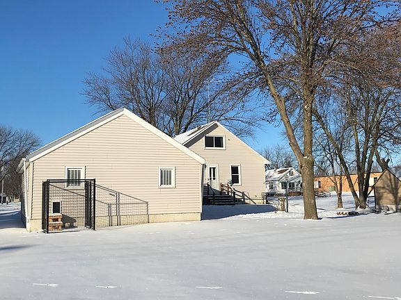 Back of garage view