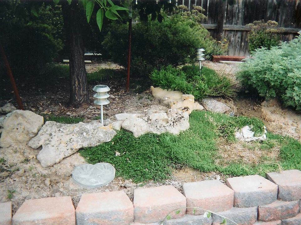 Teired Garden in Backyard