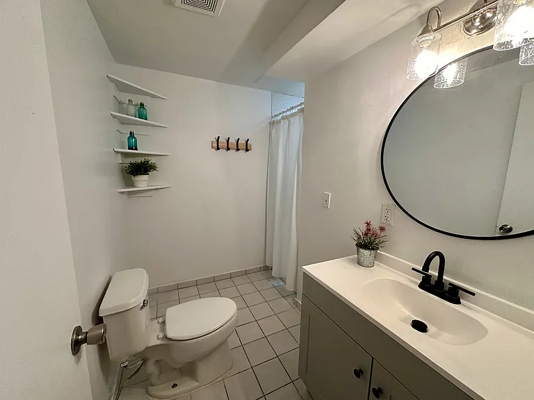 Downstairs Bathroom with Shower