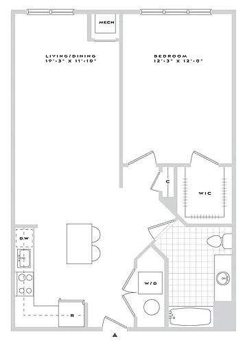 Floor plan B1-A06B