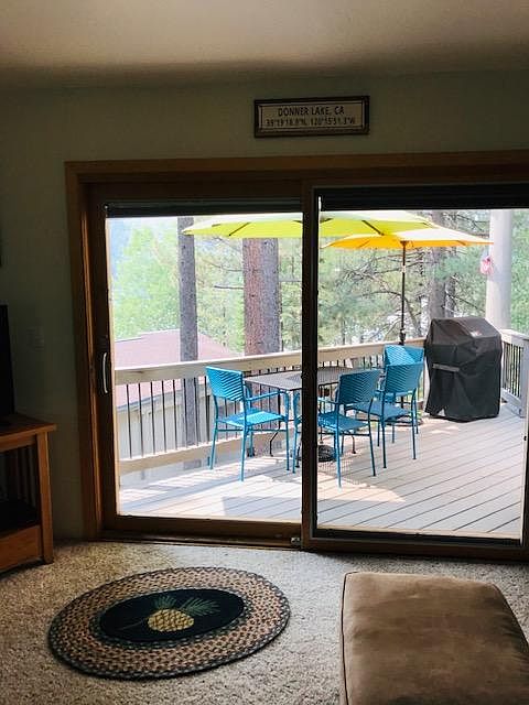 deck overlooks lake