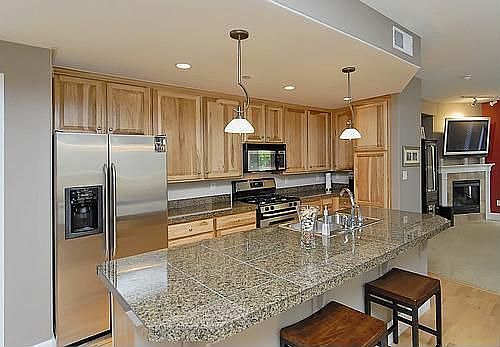 Kitchen with great features and upgrades