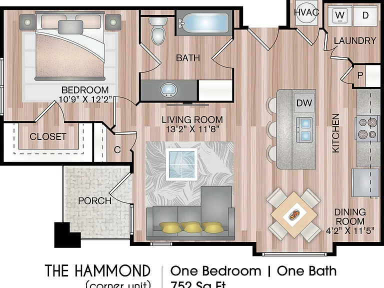 The Hammond (Corner Unit) The Hammond (Corner Unit)